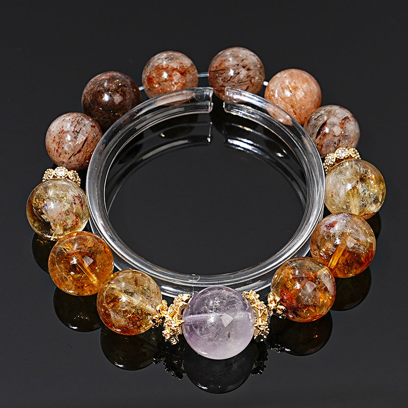 Natural crystal bracelet