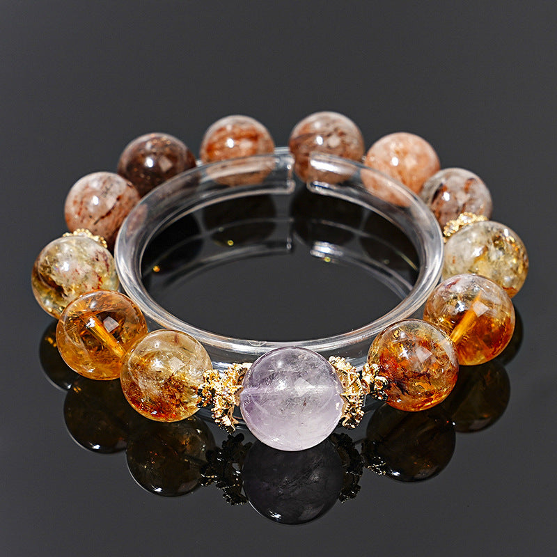Natural crystal bracelet