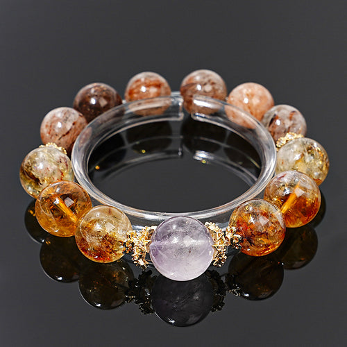 Natural crystal bracelet